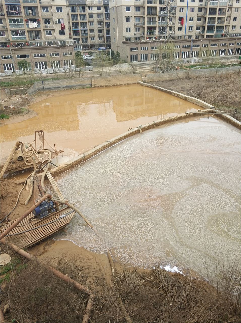 班戈沉淀池淤泥清理-厂区废水池淤泥清淤