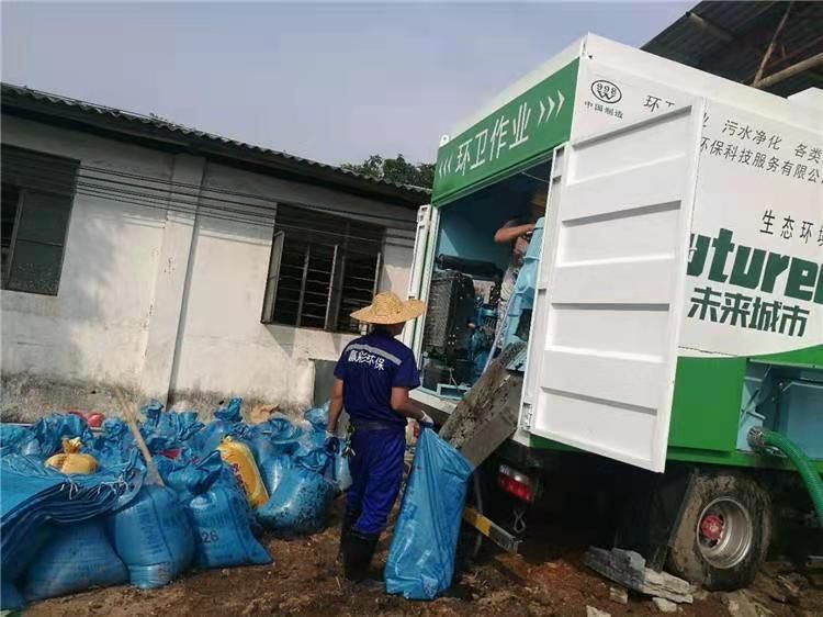 班戈工业污泥压干处理